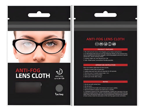 Lezaya Paño Anti Empañamiento Lentes Gafas Limpieza Celular Camara 2