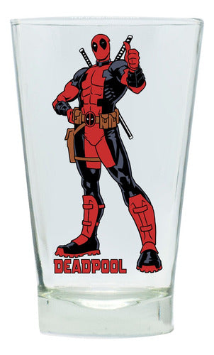 Durax Deadpool Marvel Comics Retro Universe Glass 0