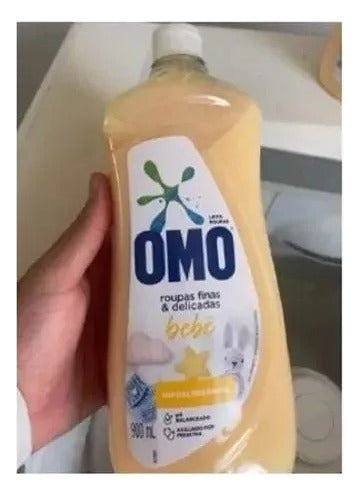 Sabão Líquido Roupas Finas E Delicadas Bebê 900ml Omo 1