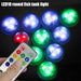 Luzes Led Piscina Impermeável Com Controle Remoto 10pcs 1