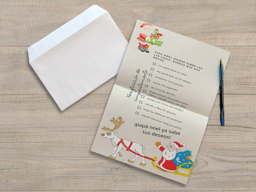 Kit Imprimible Carta Papa Noel P237 1