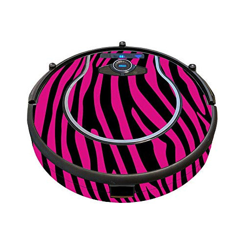 Mighty Skins Pink Zebra Skin Compatible with Shark Ion Robot 750 Vacuum 0