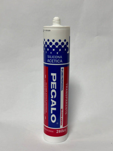 Pegalo Professional Clear Acetic Silicone 280cc Pack of 12 5