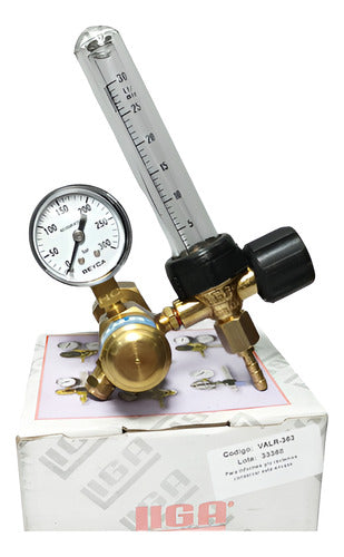 Liga CO2 Regulator Valve with Flow Meter Manometer for MIG TIG 1