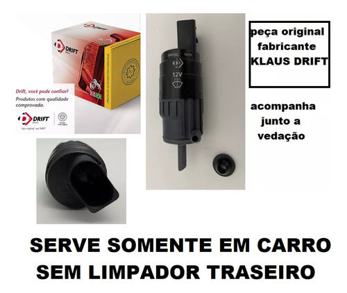 Bomba Motor Esguicho Reservatorio Agua Limpador Saveiro G5 1