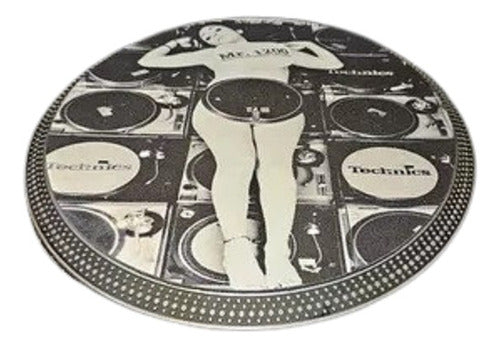 Technics Mujer Slipmat Paño Latex DJPROAUDIO 0