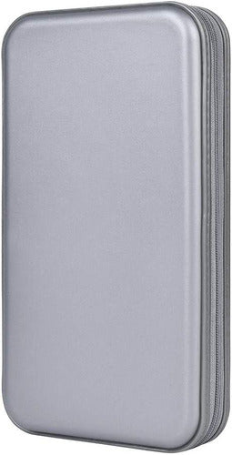 Porta Cd Dvd - Estuche Portatil - Capacidad 72u. - Gris 0