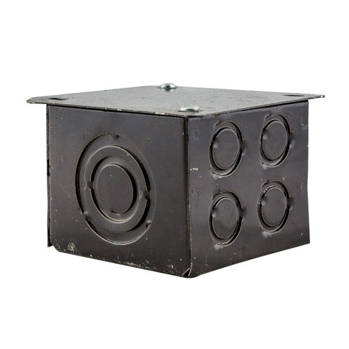 Milano Electrical Junction Box 10x10x8cm Steel 20 Gauge 1