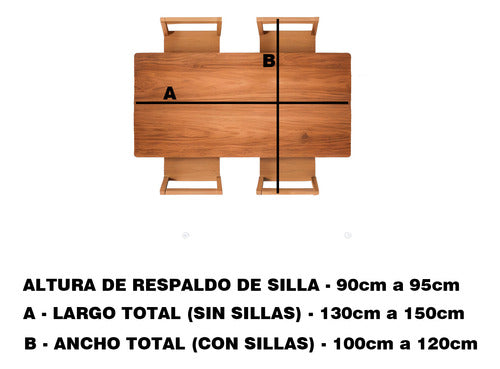 MG Funda Cubre Mesa 150cm X 120cm X 95cm - Impermeable 2