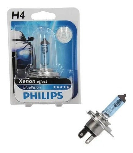 Lampara Philips 12342 Blue Vision Luces H4 Bombillas 1