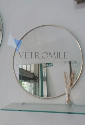 Vetromile Vidrios Round Mirror 60cm with Custom Frame 7