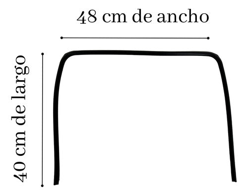 Burlete Para Puerta Horno Ga3124ixa Ariston Original 2