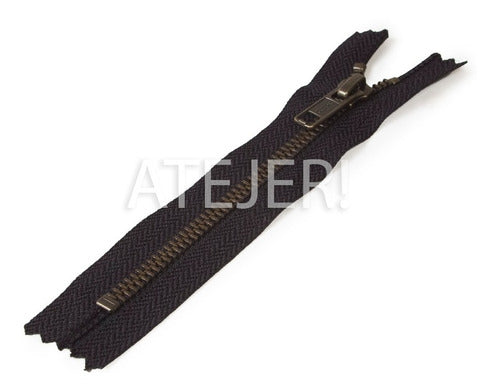 YKK 12cm Metal Fixed Chain Zippers - Pack of 1 29