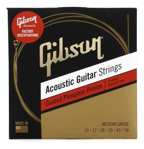 Encordado Guitarra Acústica Gibson Cpb13 013-056 - Plus 0