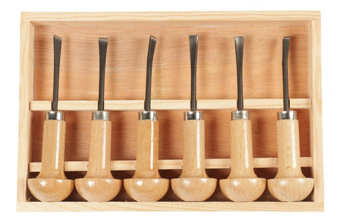 Juego Set De Gubias Para Madera 6 Piezas Kld241 0