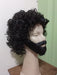 Peluca Negra Y Barba Cosplay Perfor By La Parti Wigs! 3