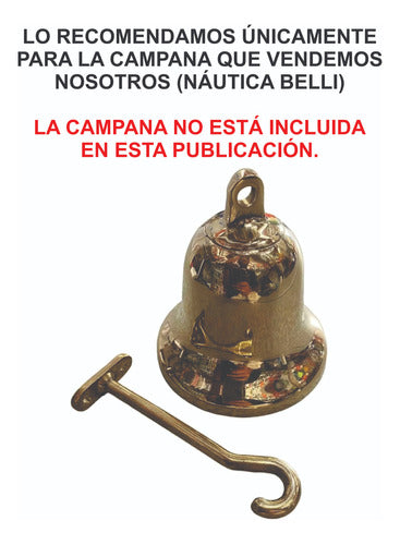 Bronze Bell Bracket Support - Nautica Belli 1