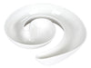 Telecompras Cs White Spiral Ceramic Appetizer Dish 0