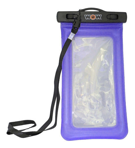 WOW Waterproof Transparent Bag 12x21cm for Cell Phones 1