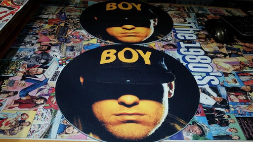 DJPROAUDIO 2 Pet Shop Boys Boy Slipmat Latex Tray Mat 2