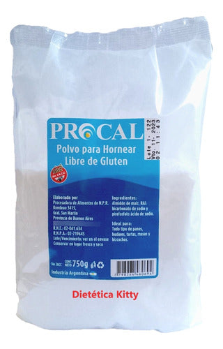 Polvo Para Hornear Panificados Sin Tacc Procal Bolsa X 750g 0