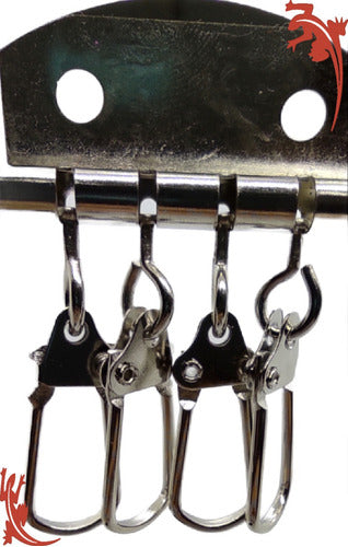 Multifunctional Key Holder Base with 4 Hooks, Excellent!! Set of 4 Units 0