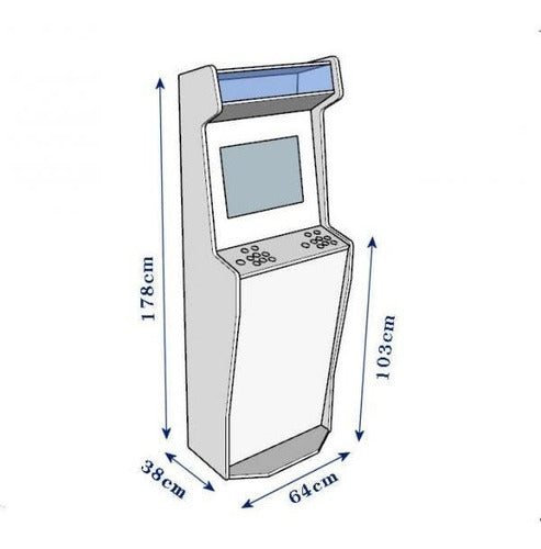 Miarcade Argentina Mueble Arcade Pie Slim Mod. Pie13 1