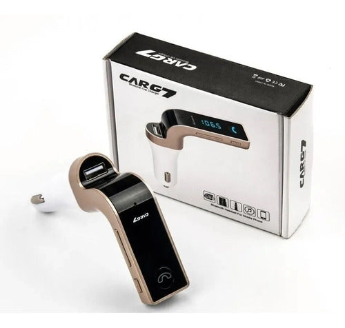 Carg7 Bluetooth FM Transmitter Hands-Free USB SD Player 5