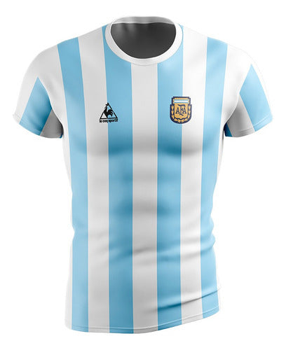 Argentina 86 T-Shirt Replica - Classic Male Design - Blue and White Colors - UV Protection - Antibacterial - Quick Dry - Comfortable 10