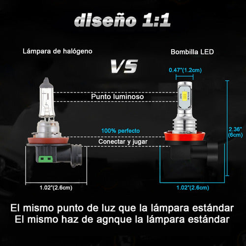 A1 H11 H16 8000k Conduziu O Jogo Do Farol Para Toyota 1