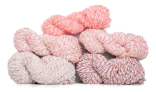Facundo Mix Yarn Blend with Hair Pack of 10 Skeins 150g each FaisaFlor 0