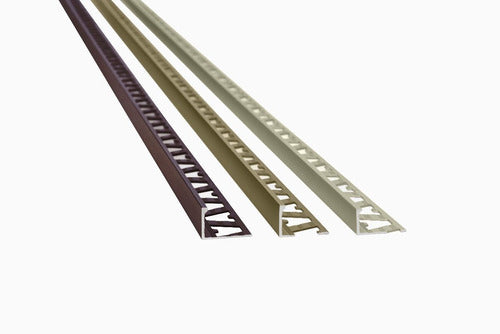 Atrim 1653 Aluminum Angle 10mm X 2.5mm Matte Chrome 0