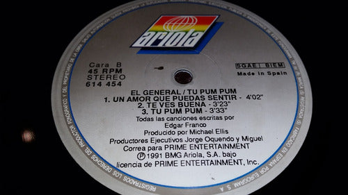 El General Tu Pum Pum Vinilo Maxi Spain Buen Estado 1991 2