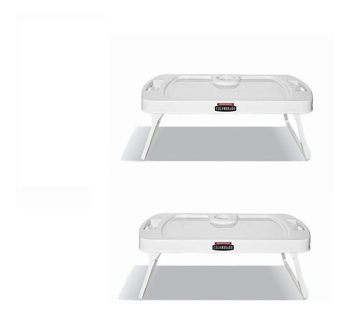 Colombraro Set of 2 Bed Trays for Breakfast 0