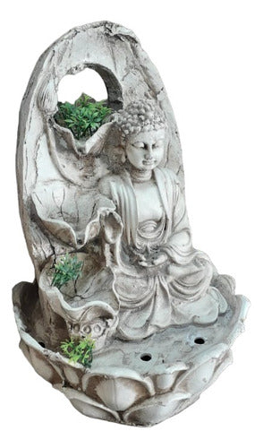 Buddha Water Fountain Leaves Home Decor Garden 1