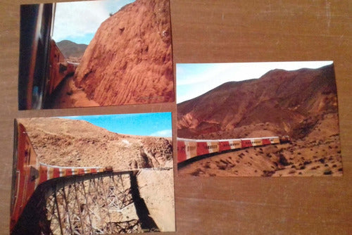 Lote De 3 Fotos Fotografias Del Tren De Las Nubes Salta 0