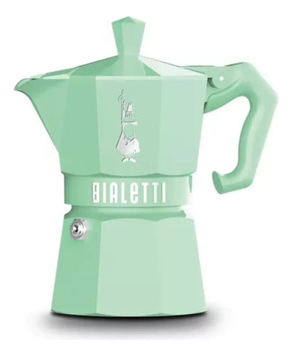 Bialetti Cafetera Italiana Exclusive 3 Tazas Verde Aluminio 0