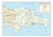 Mapa De La República Dominicana - Tamaño 45x30 Cm 0