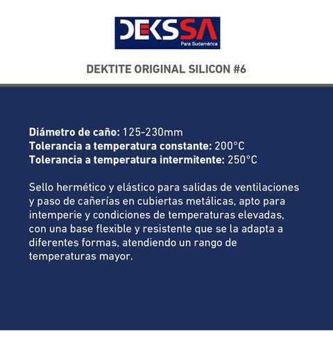 Dektite Original Silicon Roof Flashing #6 5