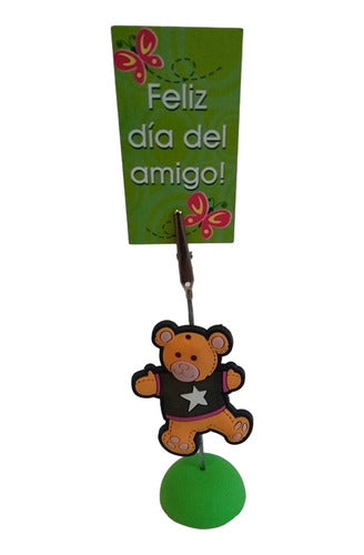 Dia Del Amigo Porta Tarjeta O Foto Con Cartel Armonyshop 0