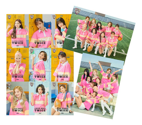 Calcotify Tarjetas Twice University Photocards Set 36 Y Con 2 Posters 0