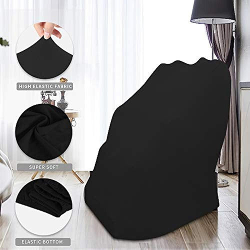 Easy-Going Black Sofa Cover for Home Decoration 1