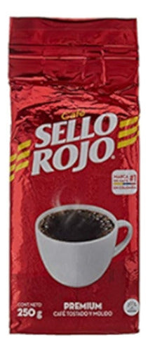 Café Colombiano Sello Rojo 250gr Tostado Molido En Venestore 1