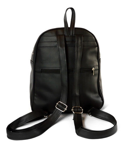 Medium Urban Eco-Leather Backpack with Anti-Theft Pocket 6