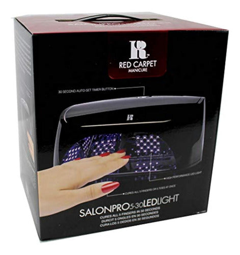 Rc Red Carpet Manicure Salón De Manicura Alfombra Roja Pro 5-30 Luz Led 0