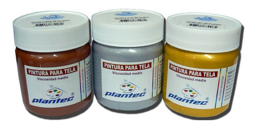 Plantec Metallic Fabric Paint 200cc (17646) 1