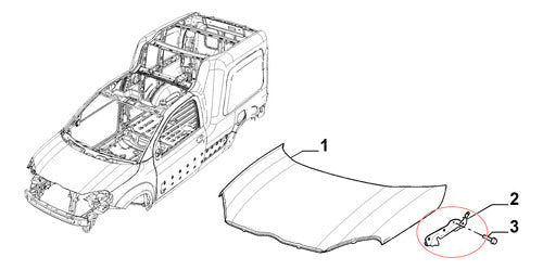 Bisagra Capot Izq Fiat Uno Sporting Fase 2 1