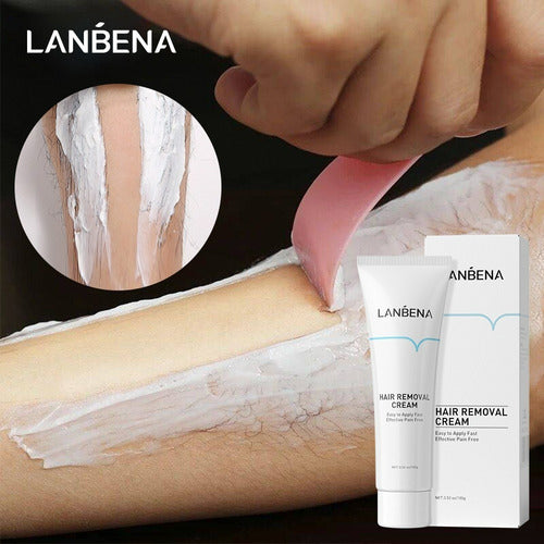 LANBENA Crema Depilatoria Corporal Hombre Y Mujer Piel Sensible New! 2