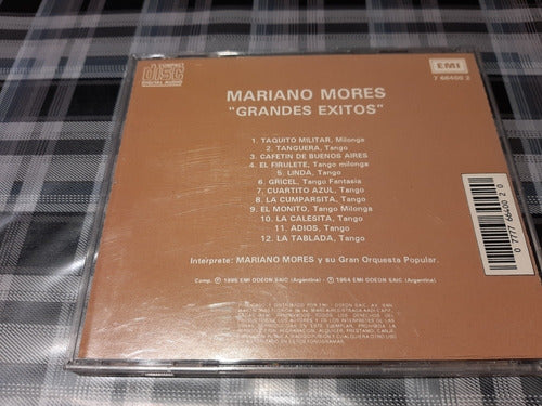 Mariano Mores - Grandes Éxitos - Cd Import Usa 1