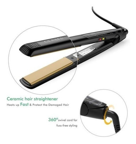 Plancha De Pelo Profesional Styler Plancha Anti Estático Pan 3